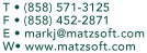 email: info@matzsoft.com